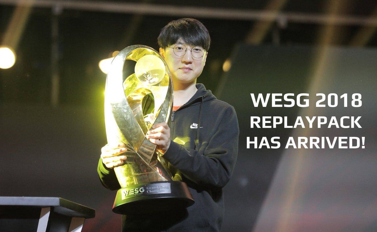 Alex007UA's tweet photo. This is what you were waiting for: WESG 2018 Grand Finals replays have arrived! 
Download link: https://t.co/8uf2hqdc04
Huge thanks for the whole @WESGcom admin team for carefully gathering all the replays.
Please RT &amp; share the joy with our beautiful StarCraft II community! <3 https://t.co/VhuUk50Eex
