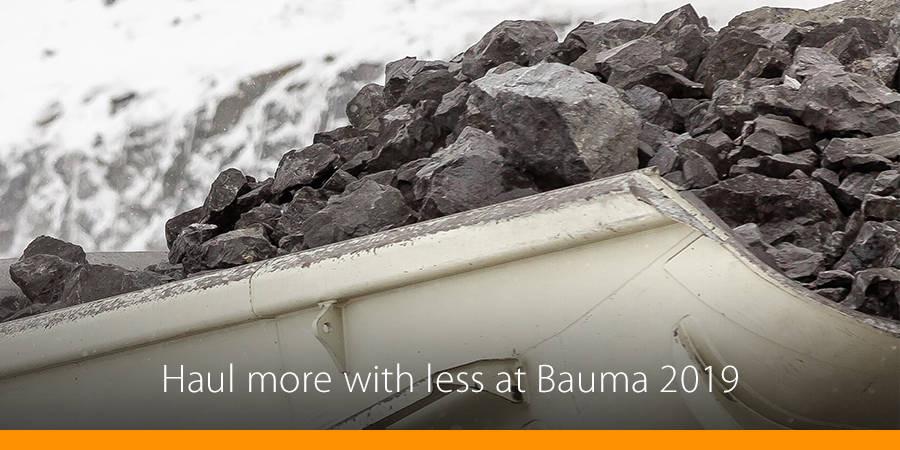 MetsoOfficial's tweet photo. More payload, more wear life for your haul trucks. Too good to be true? Not anymore... Visit us at #bauma2019 and find out how you can #HaulMoreWithLess: https://t.co/jrSw26CGIe #MetsoBauma #mining #aggregates @baumaOfficial https://t.co/4tAfZdkO29