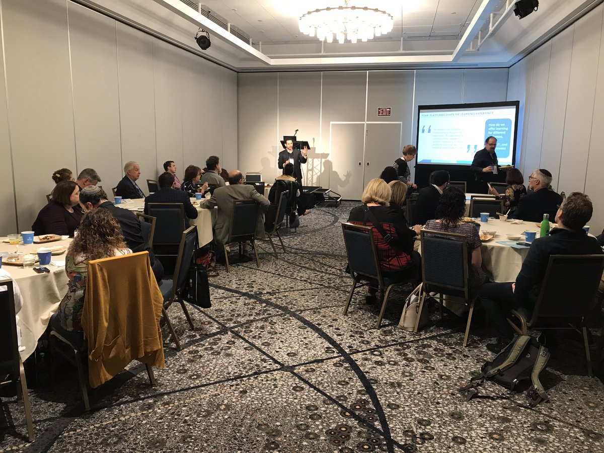 JimJosephFdn's tweet image. Great to be with #JewishFunders discussing the influence of #JewishLearning online at #JFN2019.