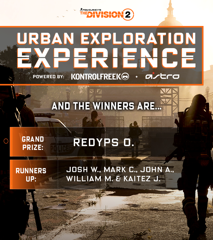 Congratulations to our Division 2 Promotion Winners! Shoutout to our friends at @ASTROGaming for the sweet prizing for these lucky Agents! #FreekNation