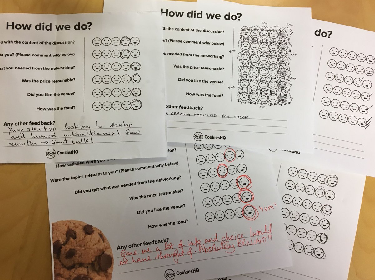 TheCookiesHQ's tweet image. That feeling when you check the feedback for your event and it's really positive... 😎 

#DBM #buildandlaunch #meetup #startups #networking #tech #design #marketing #apps #Bristol #Bath