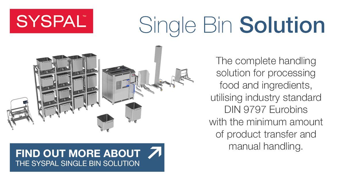 Syspal_Ltd's tweet photo. The Single Bin Solution from SYSPAL is designed to provide a complete handling solution with the minimum amount of product transfer and manual handling, learn more here https://t.co/cA36PlOX0X #britishmanufacturing #syspal https://t.co/ExssyZs4f5