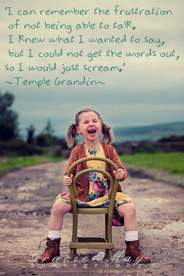 KimWeissNYC's tweet photo. .@DrTempleGrandin's explanation for the frustration children on the spectrum feel is spot on. https://t.co/Z1ZmcqEtWF