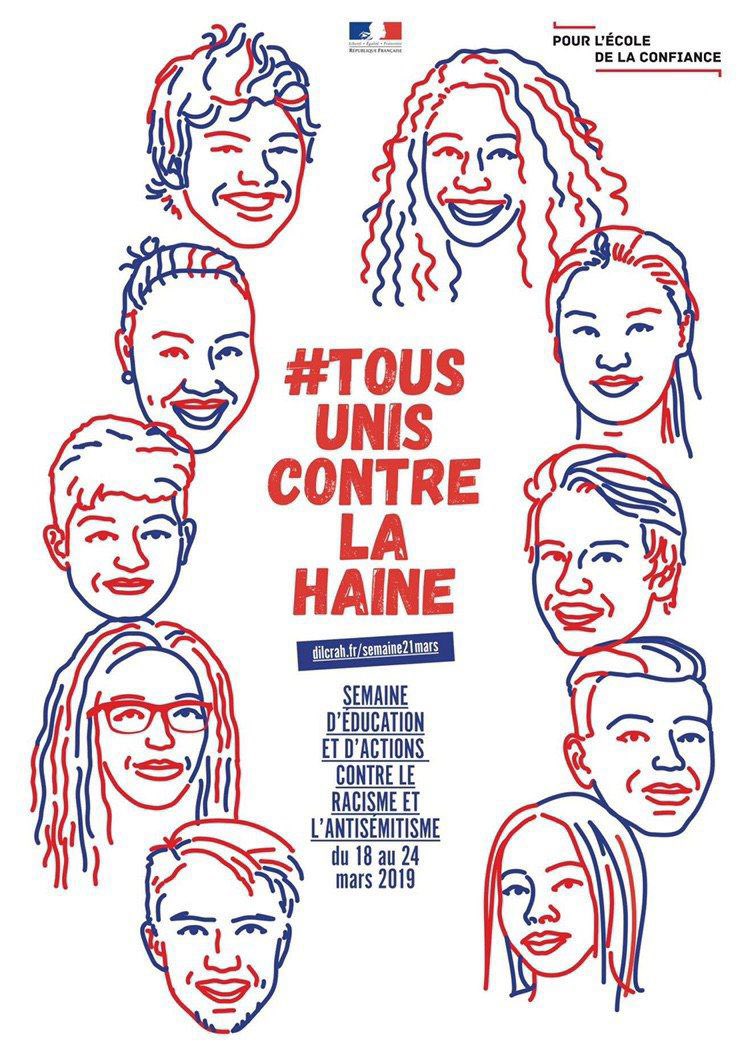 #TousUnisContreLaHaine 
#jemengagepoulecole 
#EcoleDeLaConfiance 
#Ensembleonestplusfort 
#Ensembleonyarrivera