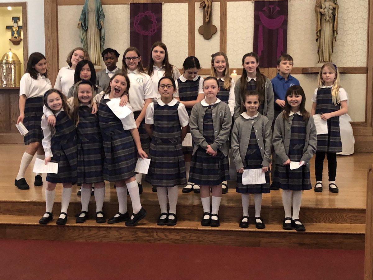 stmstcschool's tweet photo. STMSTC choir performing at St. Clement weekend mass. https://t.co/EdeBBQcSqd