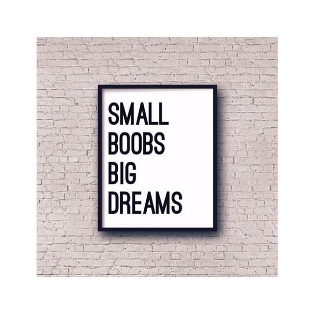 Small Boobs Big Dreams – Posterami
