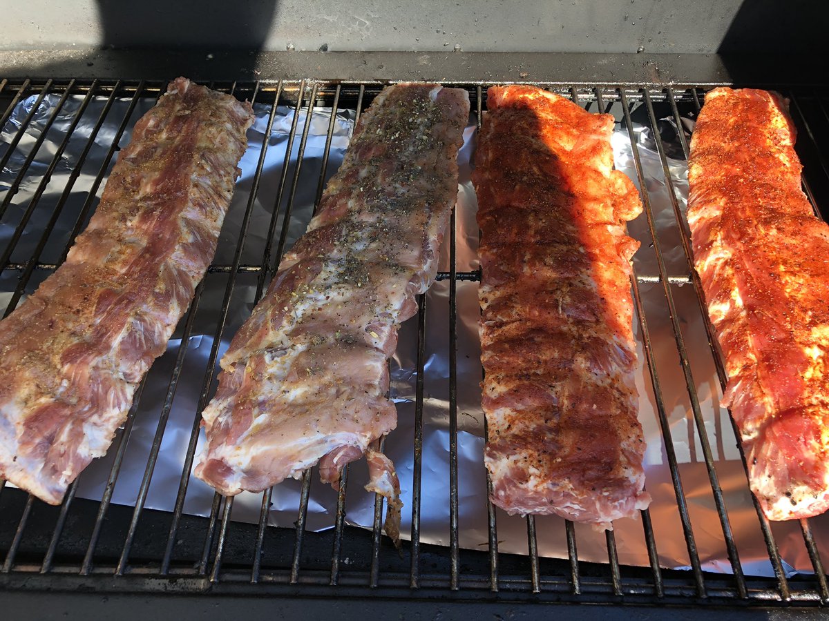 Day in lieu=smoked baby back ribs #mypassion