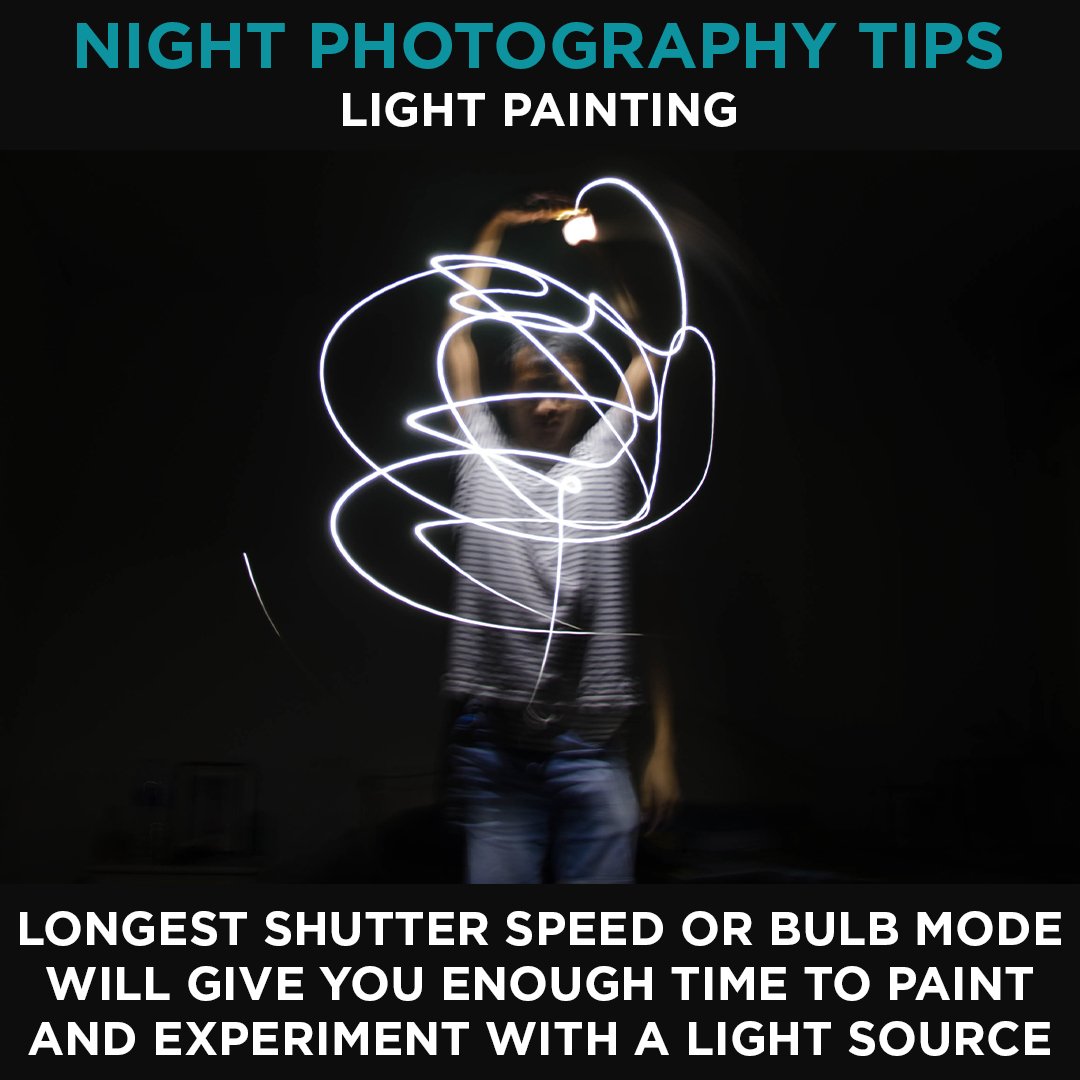 DigitalGoja's tweet image. NIGHT PHOTOGRAPHY TIPS 
LIGHT TRAILS 
Test different shutter speed settings. Longer light trails requires slower shutter  speed.  
#TipsandTricks 
#Camera 
#Lens 
#Accessories 
#DigitalGoja