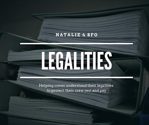 Natalie4SFO's tweet photo. So many FAs do NOT understand their legalities and how to calculate them. I want to help create useful, educational material to help everyone be protected! Vote for me as one of your four representatives for council and support my push to be on the Reserve council! https://t.co/vEz0Fapped