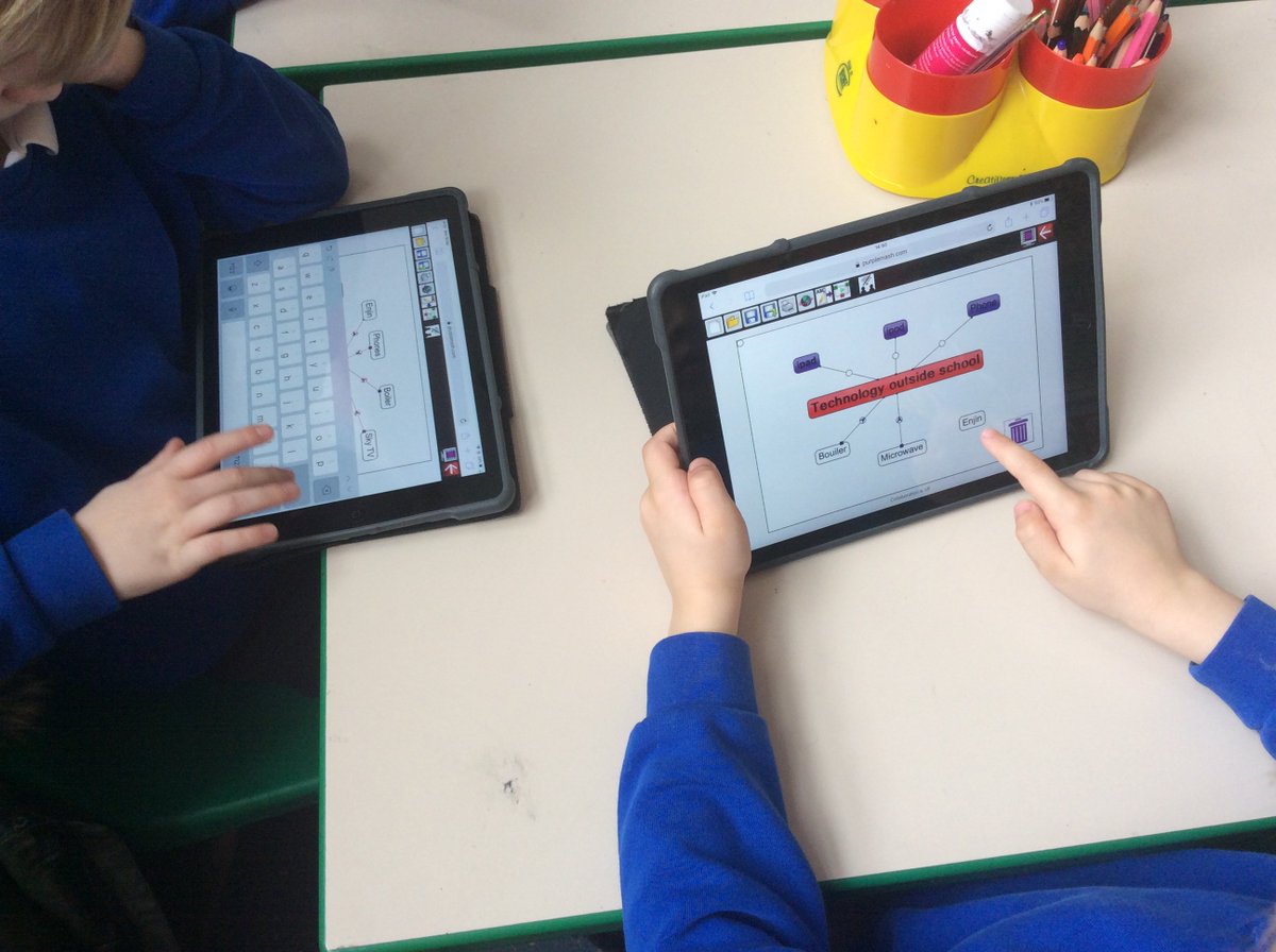 NBPSComputing's tweet photo. Year 2 @NewBrightonPS have been thinking about how technology is used outside school🏫🎒. They recoded their ideas @purpleMash. #Computing #Wirral @2SimpleSoftware #2SimpleCoE 🙌🏻 https://t.co/q7MxUTr2pk