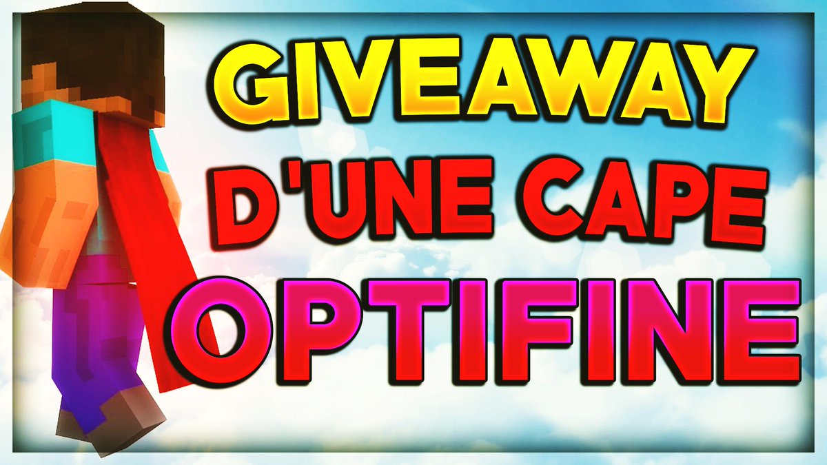 OCG_officiel's tweet image. #Concours #giveaway  

Tentez de gagner une cape optifine !

- Fav le tweet
- Tag un ami
- commente le tweet

TAS 25 Mars 🤞