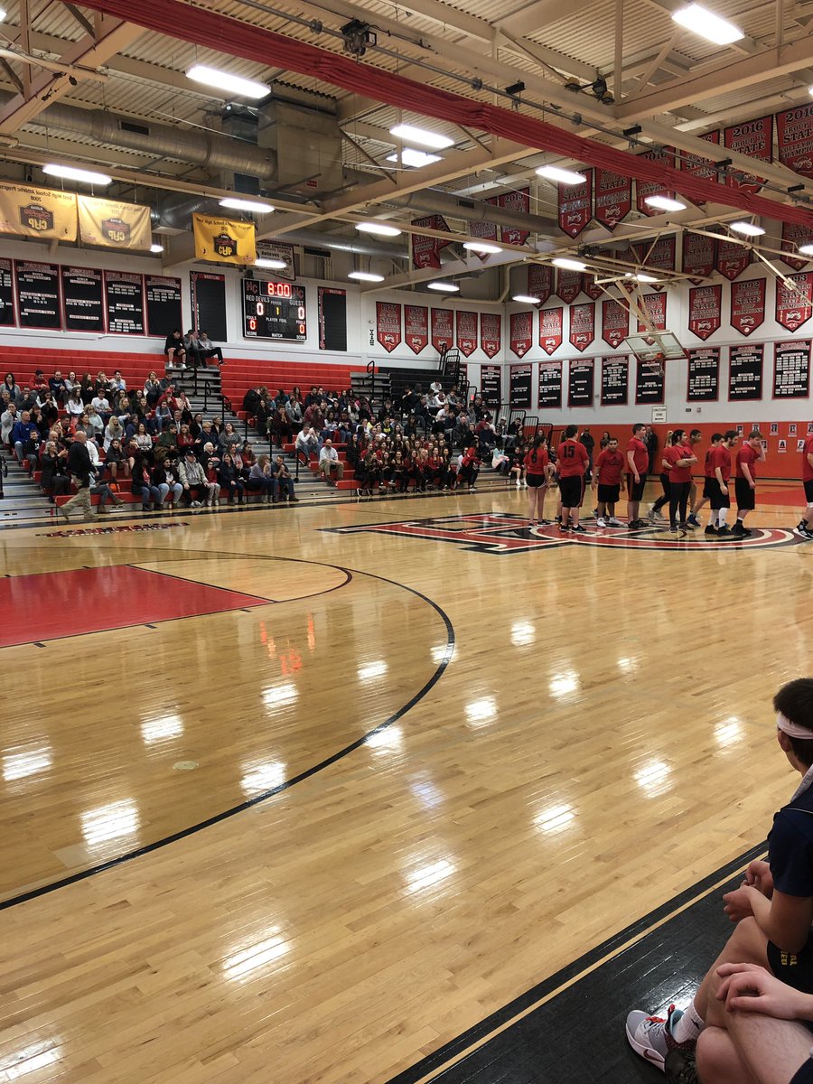HCRHSAthletics's tweet photo. Unified Basketball vs Del Val Final home game of the season!! #GoRedDevils https://t.co/XuUnS8L9Xf