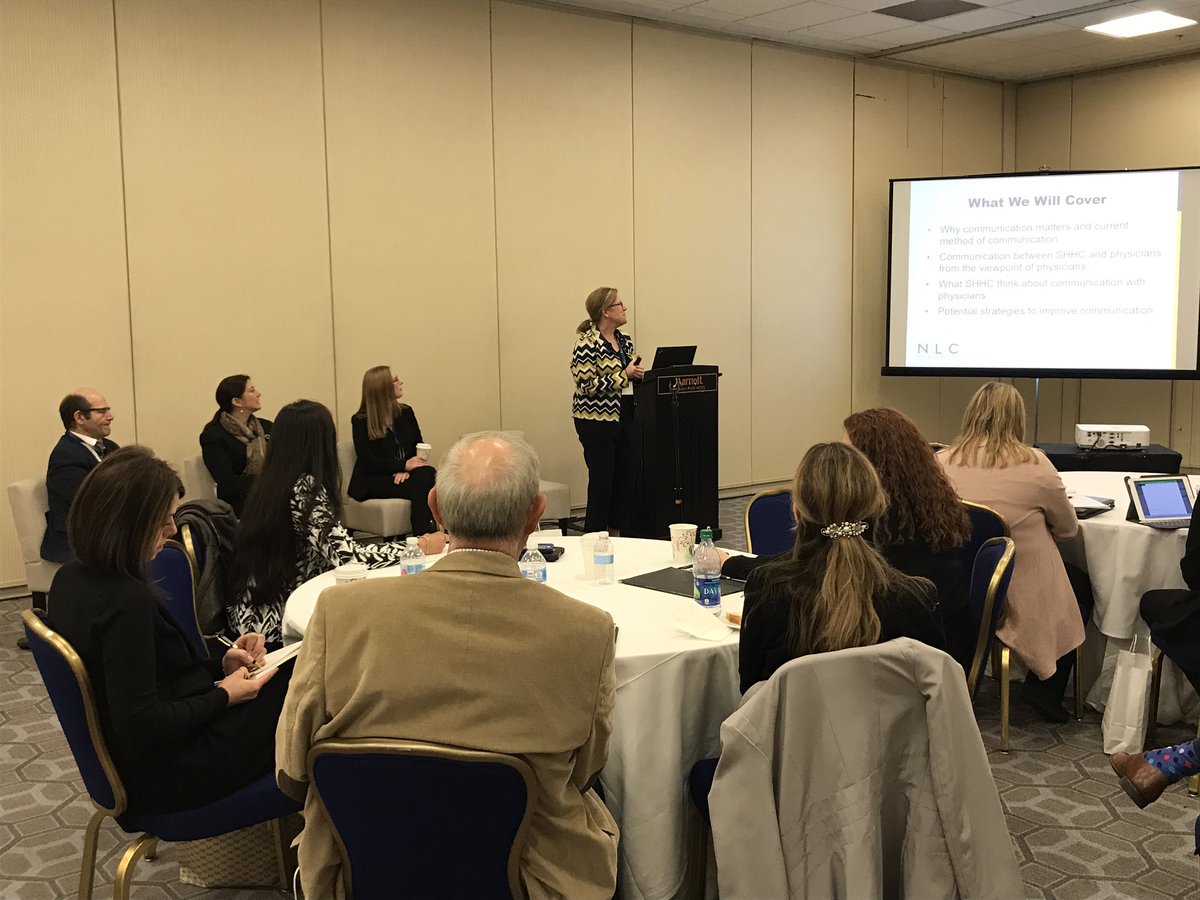ElevatingHOME's tweet image. Cynthia M. Boyd, MD, MPH and Orla C. Sheehan, MD, PhD of Johns Hopkins University School of Medicine, Division of Geriatric Medicine and Gerontology present “Understanding the Landscape of communication in Skilled Home Health Care (SHHC)” #NLC2019