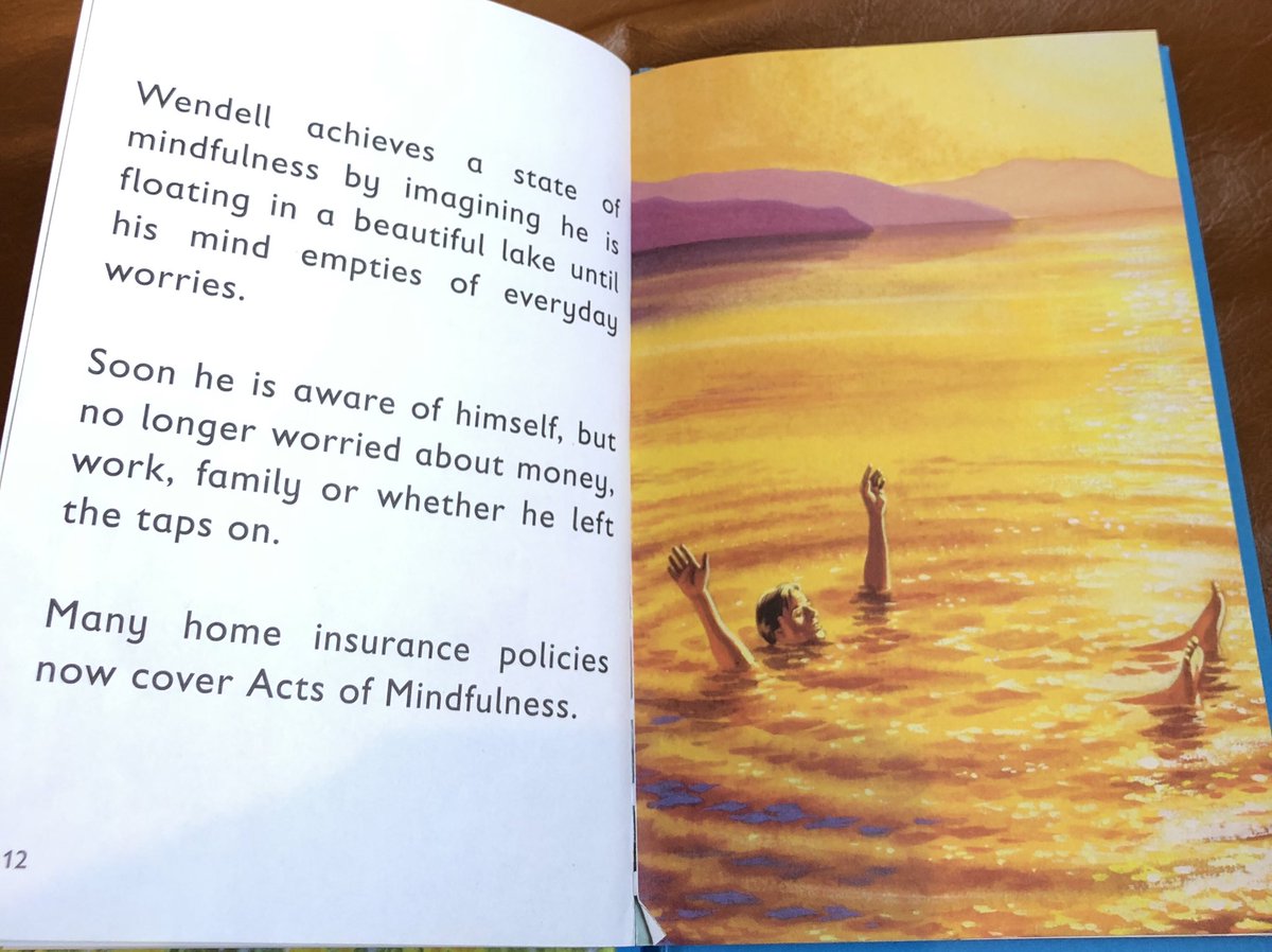 Thankyou ladybird for the light-hearted and thoughtful book designed for grown ups in mind and to help cope in the world surrounding us - full of frazzles cake and cystitis 🤪😂👍
#yoga
#mindfulness 
#mindfulnessbooks 
#ladybird