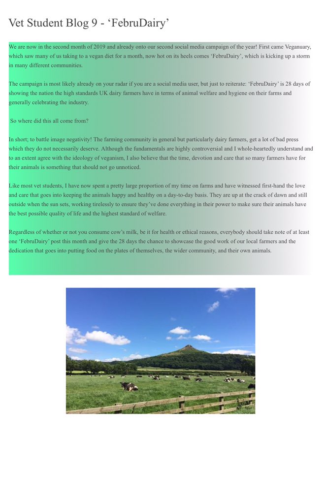 educatingvet's tweet image. Victoria our student blogger from Liverpool Vet School has recently written the edition for February! Pop over to our website for a read! 📚 
edvet.co.uk/vet-student-bl…