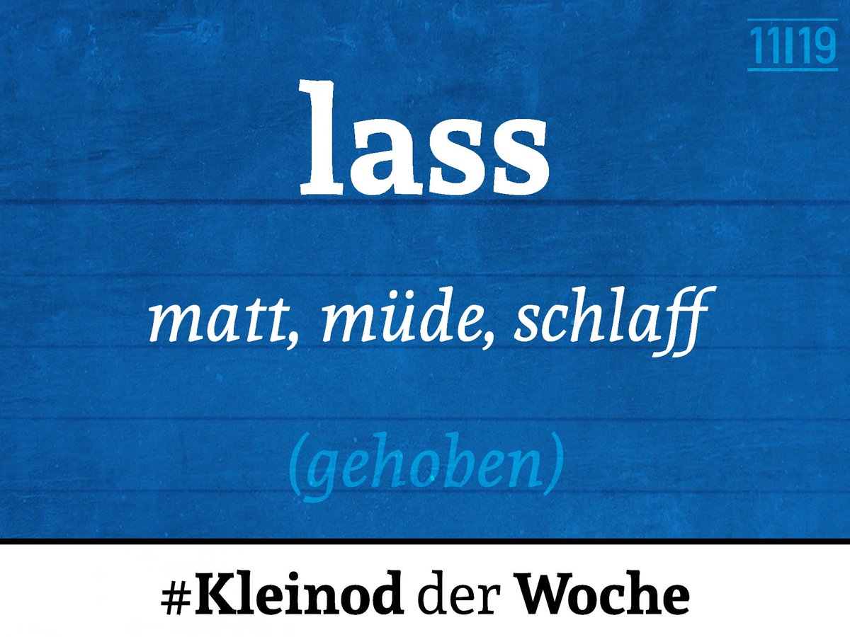 Wortkleinod's tweet photo. 🏵️ Neue Woche, neues #KleinodderWoche!
😩 Nicht nur #Verb im #Imperativ, sondern auch #Adjektiv im gehobenen Sprachgebrauch: #lass – kurz, bündig, einsilbig, gut
Wer hätte gedacht, dass „Lass Lasse lass sein!“ ein korrekter deutscher #Satz ist? https://t.co/i2XHJk1rHE