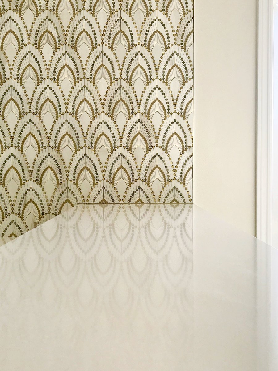 ambientetile2's tweet photo. We love getting updates from designers and clients! Check out this custom @mosaiquesurface installation for a client of Melissa Holden at DYNA Design. #seattleinteriordesign #custommosaic https://t.co/uS2Db7S6Wr