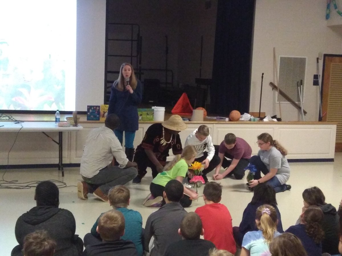 BBESLibrary's tweet photo. What an amazing experience with @Miranda_Paul and @baptistepaul . Our students are inspired to make a difference! https://t.co/5BqhVAYcW1
