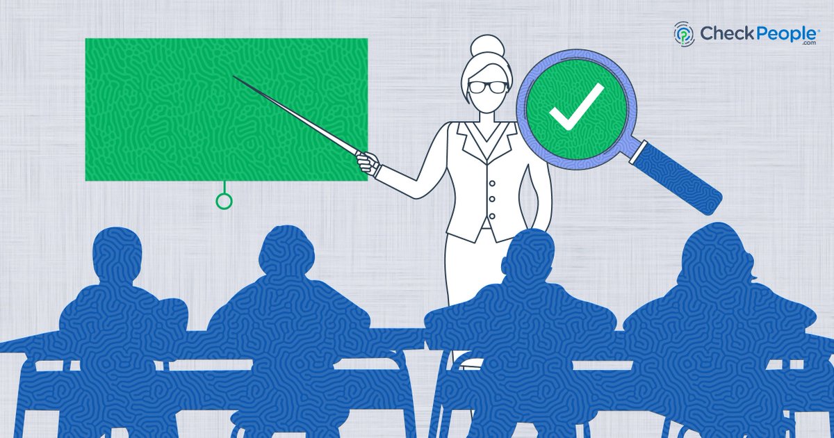 checkpeople's tweet photo. We know protecting your children is your number-one priority. Make sure that their #school teachers are safe to be around with a #BackgroundCheck. https://t.co/iu90YUrHsS https://t.co/XOjp7wOWiI