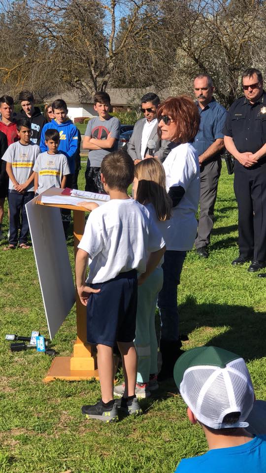 GavinsLaw's tweet photo. Last Friday was an amazing tribute to Gavin Gladding and his family. 

A special thank you to @JimPatterson559 and his colleague’s, @drarambulaAD31 @AdamGrayCA @FrankBigelowCA for their sponsorship of A.B. 582 “Gavin’s Law." #GavinsLaw #GladdingStrong #Ab582 https://t.co/pxLv42Wldj