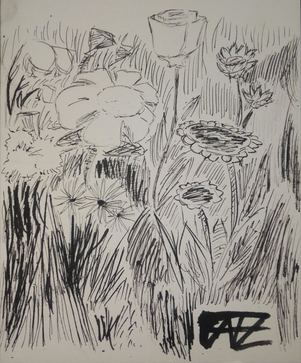 FAFZ36's tweet photo. #onedrawingadayforayear #OneDrawingPerDay2019 #sketch #doodle #drawing #blackandwhite #inking #ink #inkdrawing #flower #Blume #fleurs #Flowers #flowerpower #garten #jardin #gardens #gardendesign #rose #gras #grass #otherstuff https://t.co/esKpsP0yG1