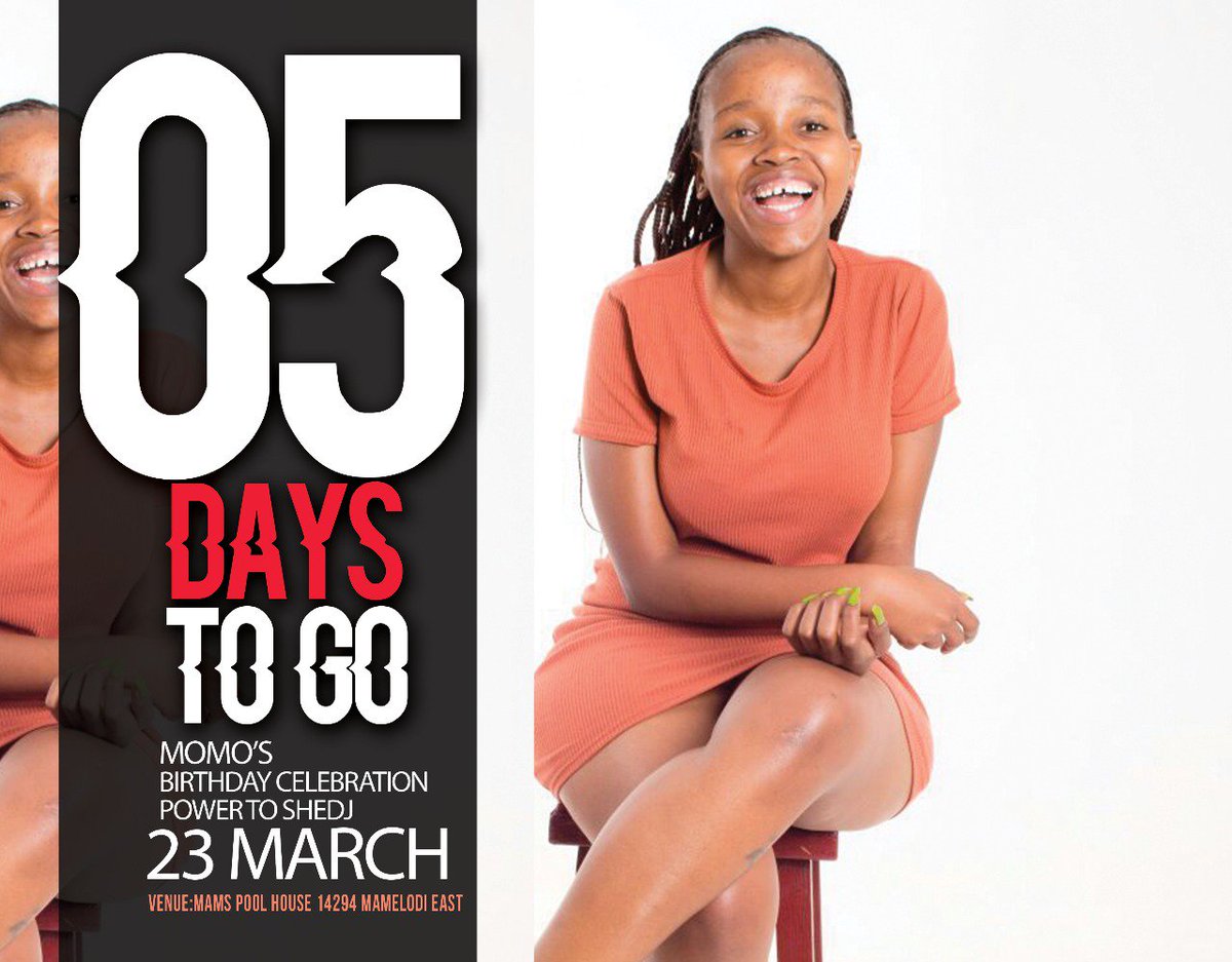 MShedj's tweet photo. Count down to the Celebration of SheDj ๐๐๐๐๐๐๐#PowerToSheDj https://t.co/6h0yd6e5c7