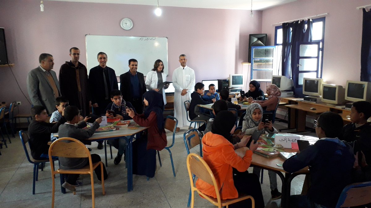 TiznitMen's tweet photo. مؤسستان تعليميتان بتيزنيت تستفيدان من عتاد معلوماتي لتفعيل مشاريعها التربوية في مجال ادماج تكنولوجيا المعلومات والاتصالات في العملية التعليمية التعلمية : مجموعة مدارس ابن بطوطة بالركادة والمدرسة الجماعاتية بجماعة رسموكة،بدعم من مديرية Génie بالوزارة https://t.co/W8LwR4IkOS