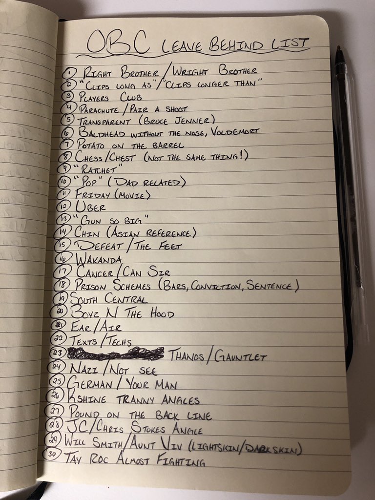 OBCommission's tweet photo. Okay, Recent Update... 
Do keep in mind that some of these are good flips, but used too much or not used properly. 
However there is a "Unless It's Fire" clause on all of these. If you use this and it actually works, effectively, then you might (keyword) get a pass. #OBC #Lontae https://t.co/KD9irR9BvR