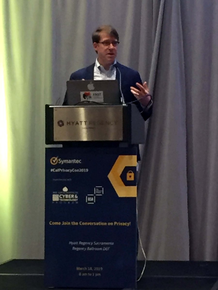 Kicking off the Symantec #CalPrivacyCon2019 discussing the California Consumer Privacy Act (CCPA)