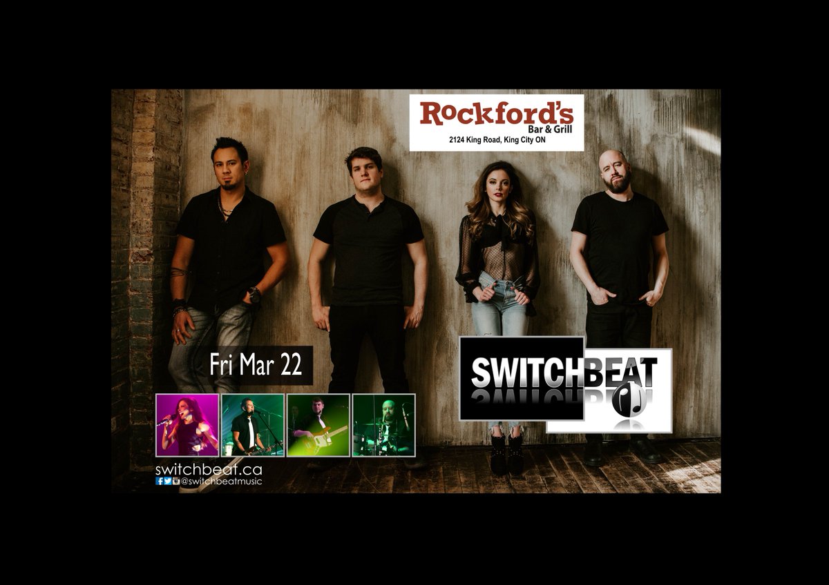 switchbeatmusic's tweet photo. Fri Mar 22 @switchbeatmusic at @RockfordsBar, 2124 King Road, King City ON.
https://t.co/uvXU04Ug8A
https://t.co/37h4oUCAvI
#switchbeat #switchbeatmusic #rockfords #rockfordsbar #rockfordsbarandgrill #kingcity #newmarket #aurora #york #yorkregion #livemusic #liveband #band https://t.co/PebIBA8noE