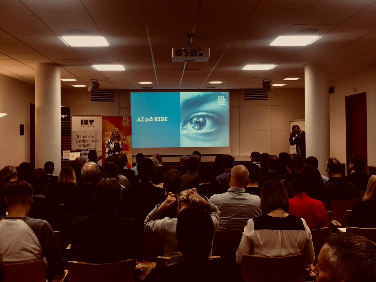 RISEAI1's tweet image. Live from the AI Tour: What is the benefit of AI? What have others done? How do we take the step towards AI? @teknikforetagen @ICTsweden @RISEAI1 #athergattami @mavenoid @shahanlilja @MaxMohammadi #AI #implementAI