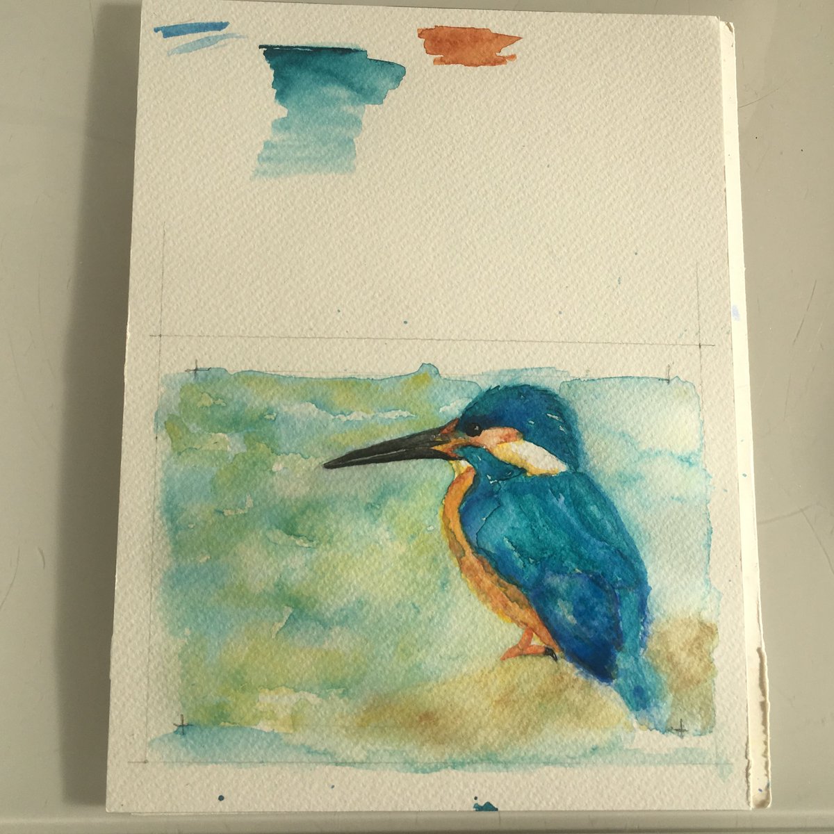 Water colour painting