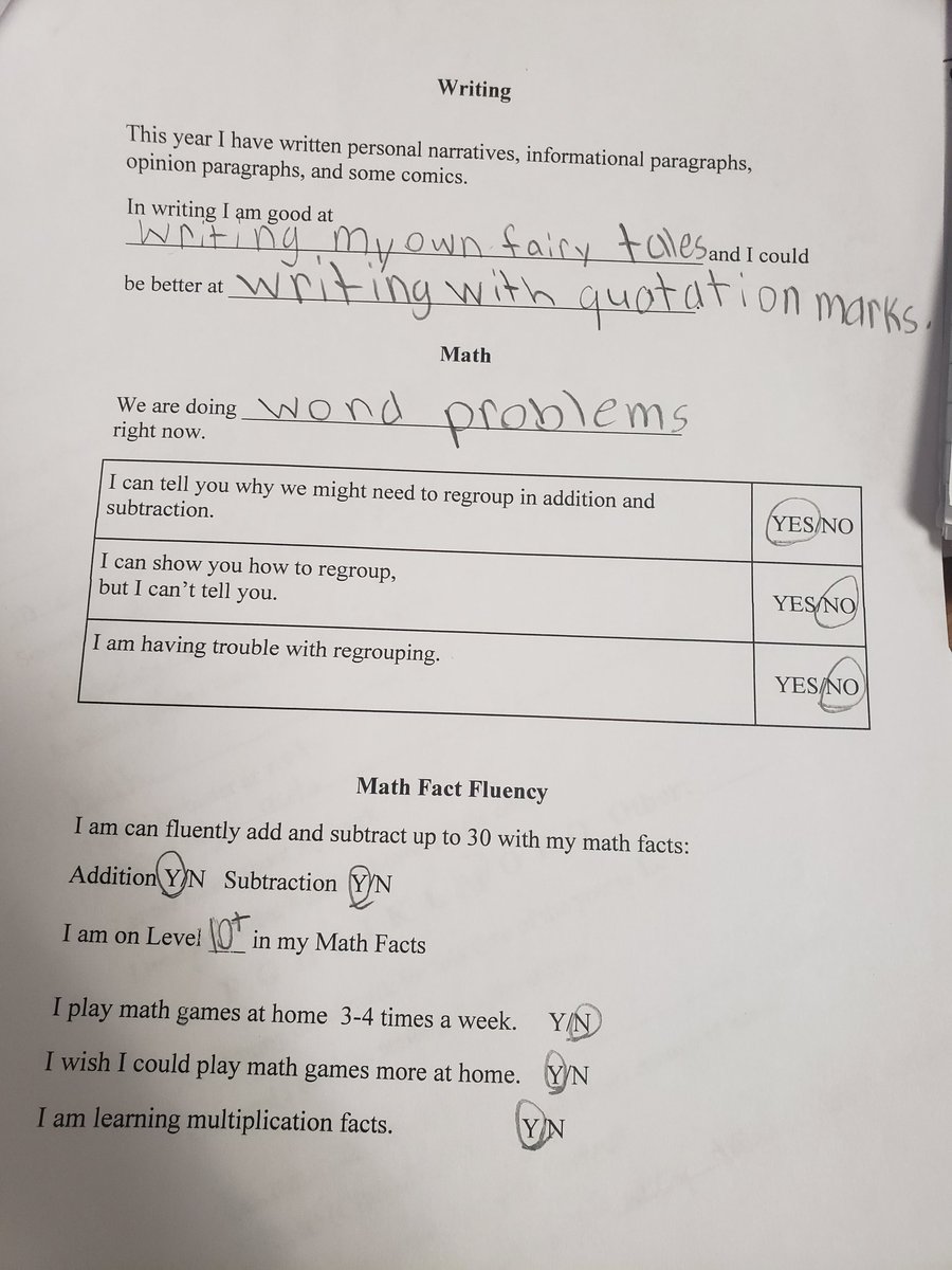 grade2snippets's tweet photo. Second grade students are creating their own report cards to go home with regular report cards on Friday. @JE_WoodardEle @MauryCoSchools #studentled #growmaury #goalsetting #woodardsbest #wearewoodard https://t.co/9B9ioOk91V