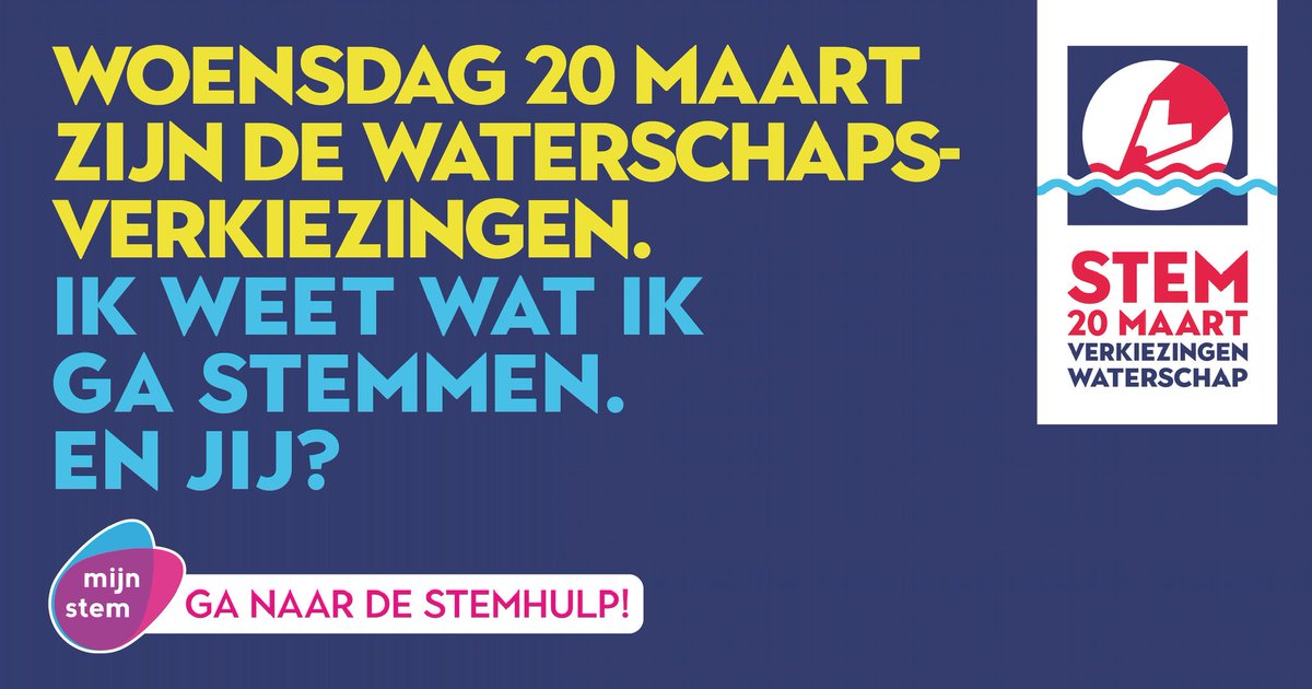 milieucentrum's tweet image. #Waterschapsverkiezingen op 20 maart. Waarop te stemmen? Om een beetje te helpen is er 'n #stemhulp website voor 't Hoogheemraadschap van Schieland en de Krimpenerwaard @hhsenk Probeer het! (Kom je eruit? Commentaar is welkom ...)
hhsk.mijnstem.nl/survey/175c407…