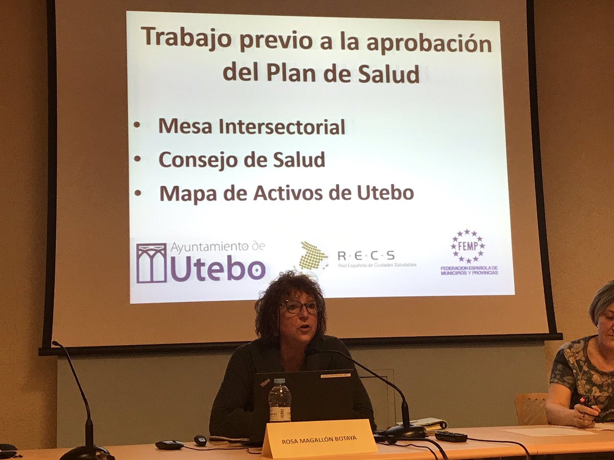 salud_aragon's tweet photo. Plan de salud de #Utebo un modelo de salud comunitaria #SESPAS2018 por @rosamagallonbUP https://t.co/EW4XD6FRIN