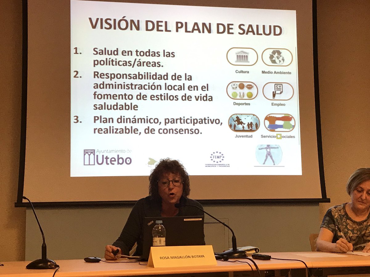salud_aragon's tweet photo. Plan de salud de #Utebo un modelo de salud comunitaria #SESPAS2018 por @rosamagallonbUP https://t.co/EW4XD6FRIN