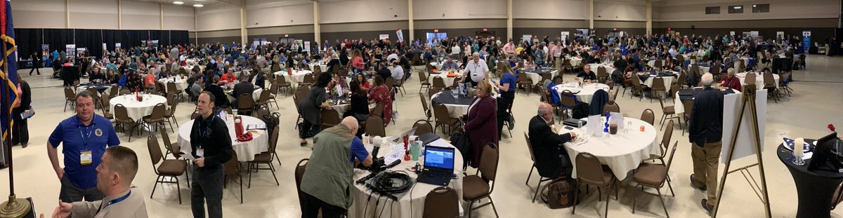 MOCIT4's tweet photo. What a humbling view from the stage! Thank you to the nearly 600 #LawEnforcement officers and #BehavioralHealth professionals who came out to #MOCITCONF19! https://t.co/X8E1DRtcgA