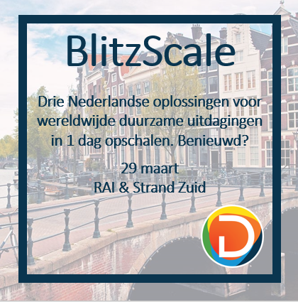 Benieuwd hoe wij in 1 dag drie bedrijven helpen #opschalen? Join ons bij de Dutchtainable BlitzScale op 29 maart. Dit keer in #Amsterdam ! Komende dagen maken we de deelnemende #dutchsolutions bekend.