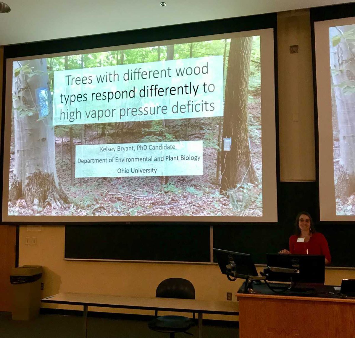 knbryant3's tweet photo. Had a blast with my lab mates at the ASPB midwest meeting in Morgantown, WV this past weekend! I presented some of my sap flux research from this past Summer and Allison and Sam presented fantastic posters. Thank you @ASPB for having us! @ecophysiolab https://t.co/nYwqGSovFP