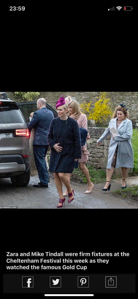 bridgetrobbins3's tweet photo. Zara tindall looking beautiful at the christening of her daughter wearing my hot pink felt hat ⁦@MailOnline⁩ ⁦@hellomag⁩ #royalchristening #thecotswoldmilliner #hotpink #zaratindall #milliner #millinery #hats #bespoke #hatcouture #theroyalfamily #royalhats https://t.co/4QkfhMxznM