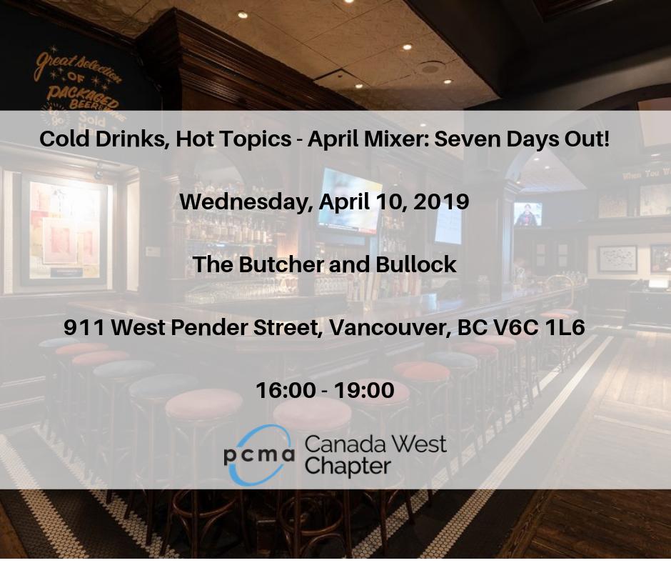 NascoProduction's tweet photo. Watch out for @PCMACW next monthly networking series “Cold Drinks, Hot Topics.” on April 10. The topic: 7 Days Out on Netflix - An intimate look at the excitement and drama of the week leading up to the most significant historical and cultural events. Make sure to check it out! https://t.co/FcgLn1938r