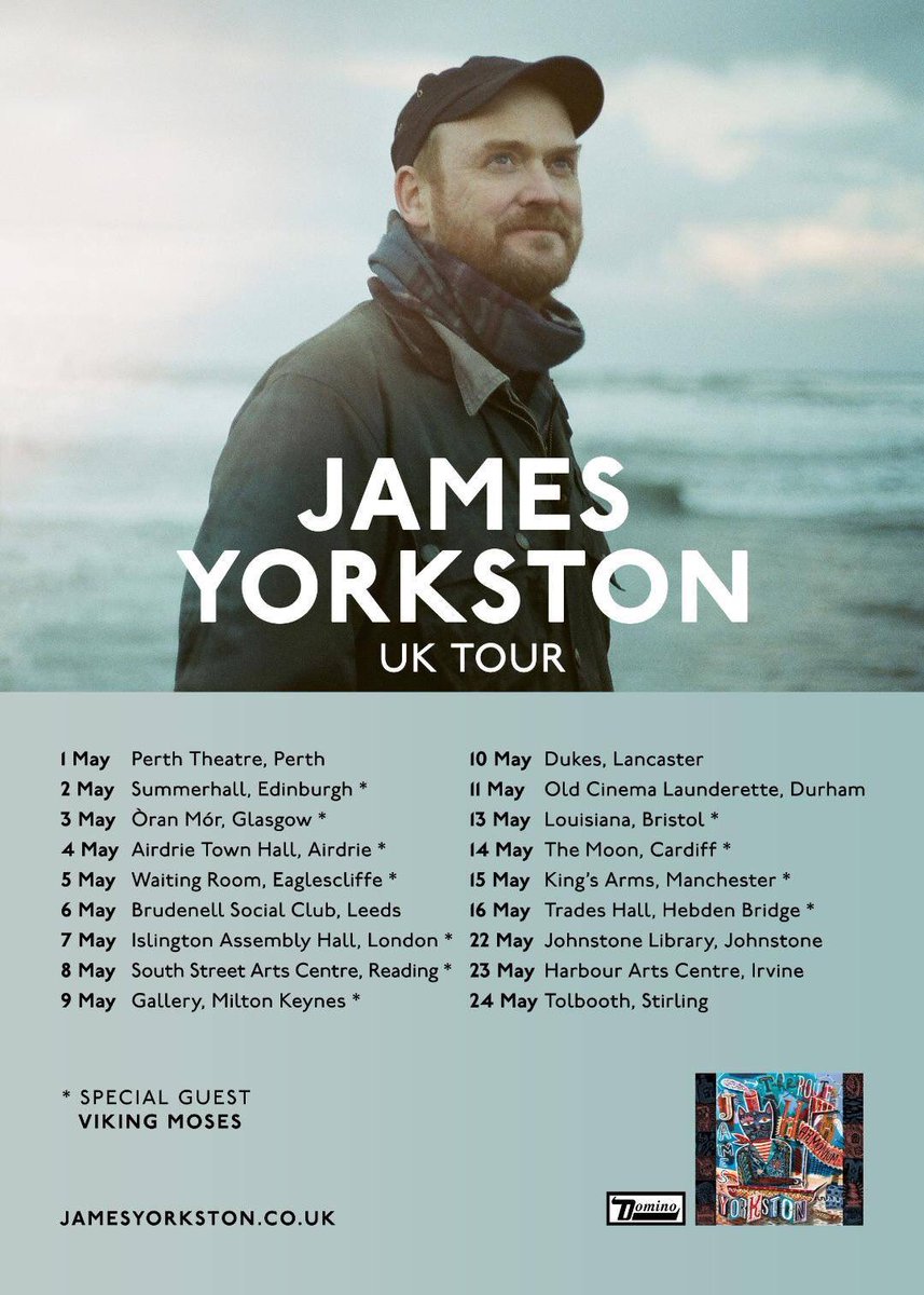 This is big news friends, I am flippin’ my bananas about hitting the road throughout Great Britain in May with my good pal and laureate hero <a href="/jamesyorkston/">James Yorkston</a> !! <a href="/EatYourOwnEars/">Eat Your Own Ears</a> <a href="/Epi_Fo/">Epifo Music</a> | vikingmoses.com
