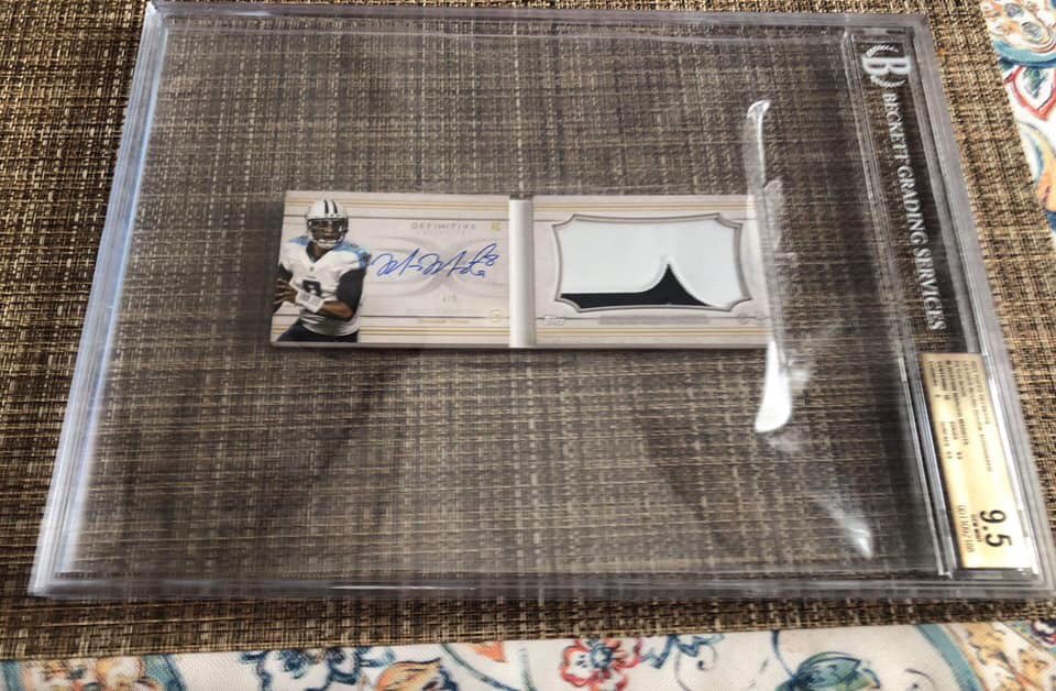 Beckett didn’t have a smaller slab?? Lol #CollectTheHobby #BeckettGradingFail