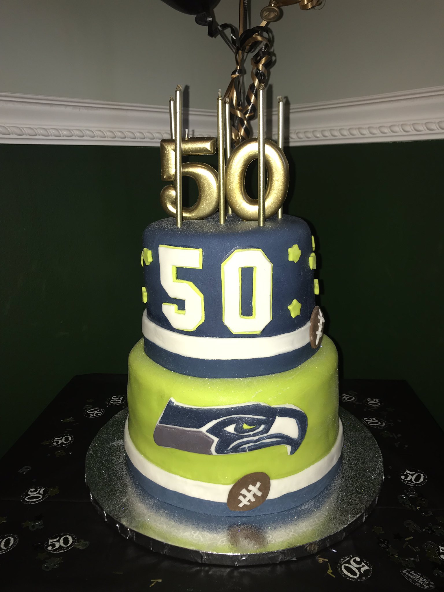 seahawks birthday cake