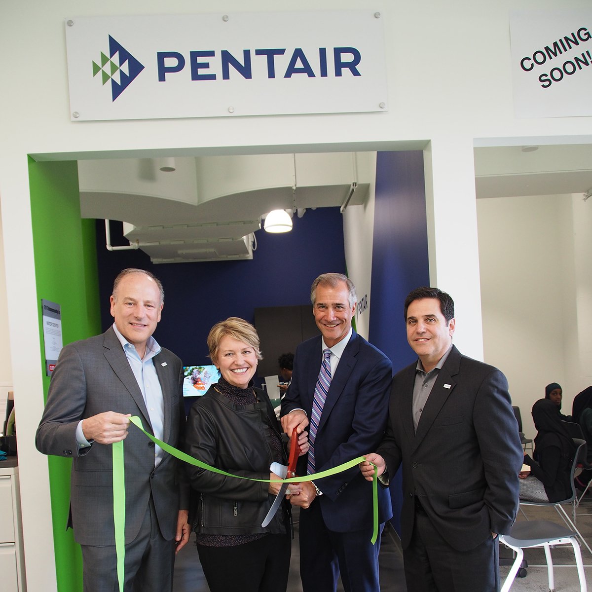 JA_North_'s tweet photo. This morning we celebrated the grand opening of the #JABizTown Water Center. Thanks @Pentair for helping educate the next generation about the importance of clean water. Tour Pentair’s shop at https://t.co/HdYTNpYxT0 #JAUM #ribboncutting #CleanWater https://t.co/JwrzMYghEj