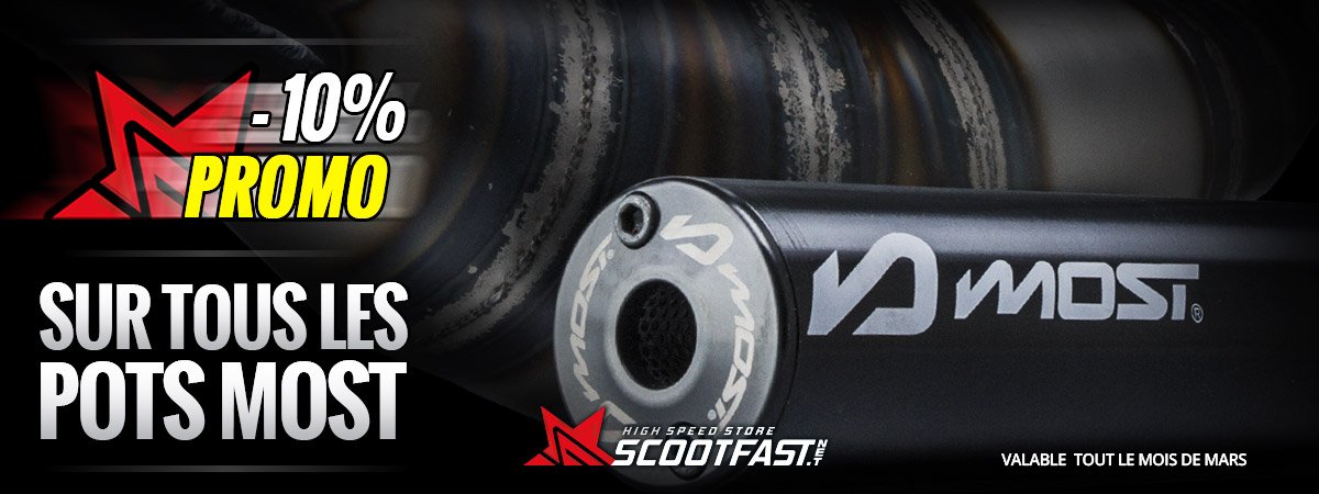 ☆★ 10% de discount sur tous les pots d'échappements Most Racing pour bécanes et scooters !!! Faut pas hésiter 👉🏽 scootfast.net/marques/most.h…
#scootfast #mostracing