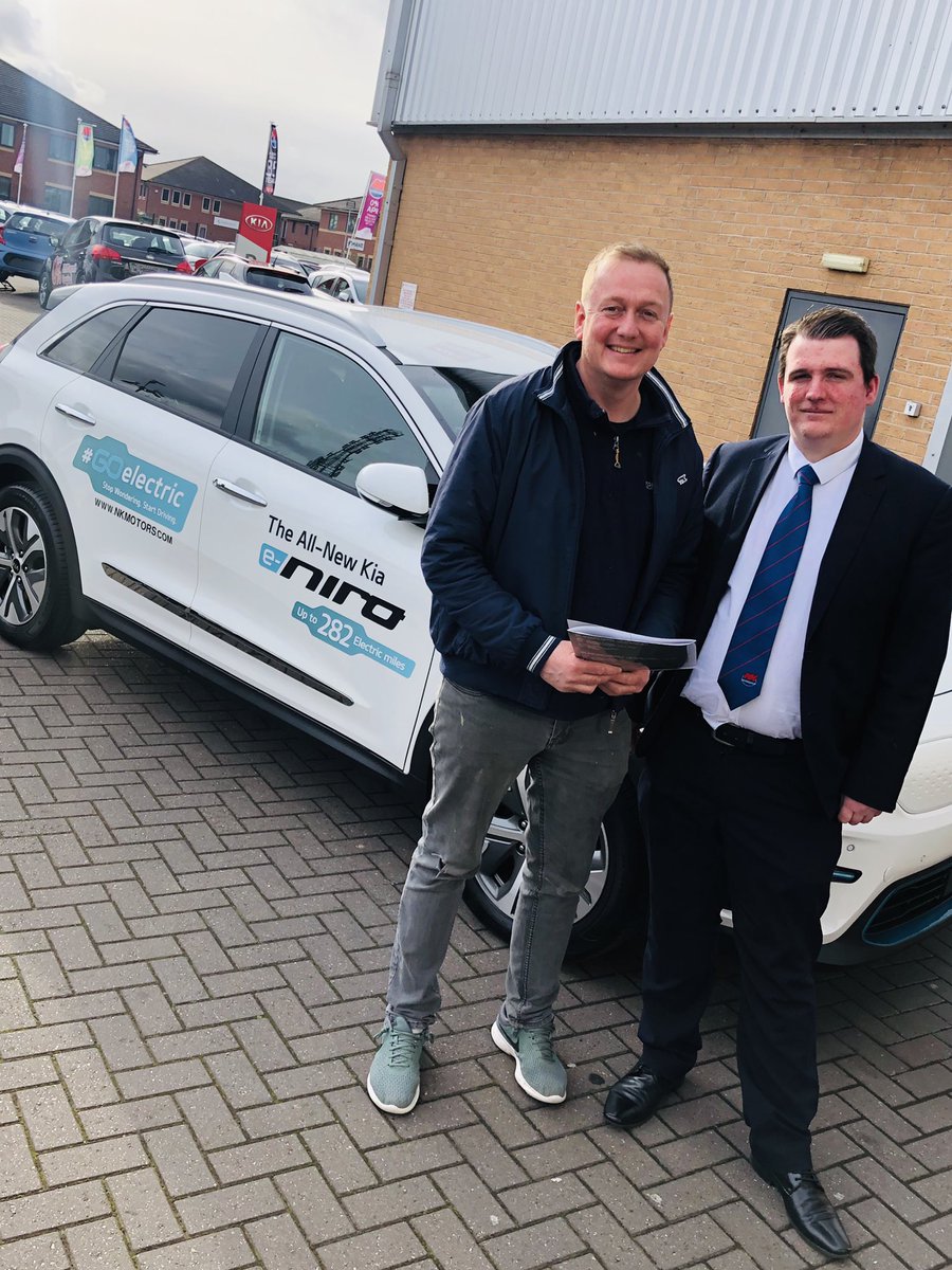 The first All-New e-Niro has been ordered by Mr Grey since it landed on site! 
Get yourself down to NK Motors Derby and Chilwell for a test drive! 🥳🥳🥳🥳🥳🥳 <a href="/BeechenhillFarm/">Beechenhill Farm</a> #goelectric #electriccars #kia #cars