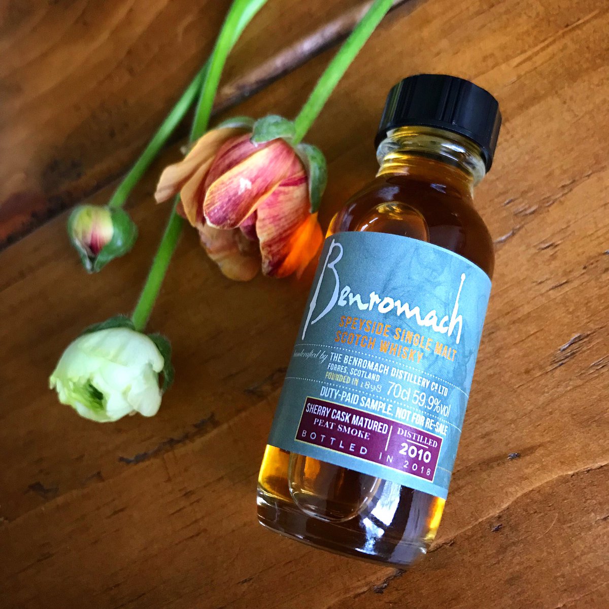 libationsguild's tweet photo. RT @whisky4everyone: Today’s arrival in the post is a sample of the new @Benromach Peat Smoke ‘Sherry Cask Matured’. We are looking forward to sampling and reviewing it. Look out for tasting notes on the blog shortly. #benromach #whiskysample #speyside #… https://t.co/AZpS6L6Gnf