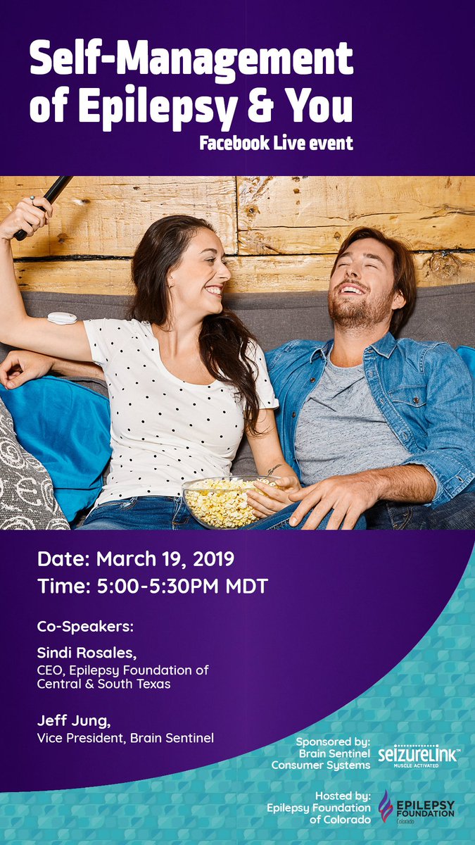 EpilepsyCOWY's tweet photo. Only one day left to sign up for this FREE Facebook live event; Self-Management of Epilepsy & You, hosted by us, @EFCST and @SeizureLink We want YOU to join us! Sign up https://t.co/jSZJObcL5L #EpilepsySelfManagement #LiveConfidentlySL #epilepsy https://t.co/9QzYC6tR7Q