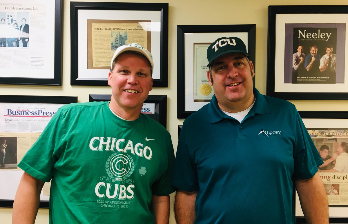 TECHFortWorth's tweet photo. Meet Russ Campbell & Rick McAdoo of @Ampcare , an FDA registered medical device company that restores the health status & quality of life of those suffering from swallowing disorders. Stop by #TechFW & find out how they are constantly working on improving their services. #Clients https://t.co/QqenAMSePZ